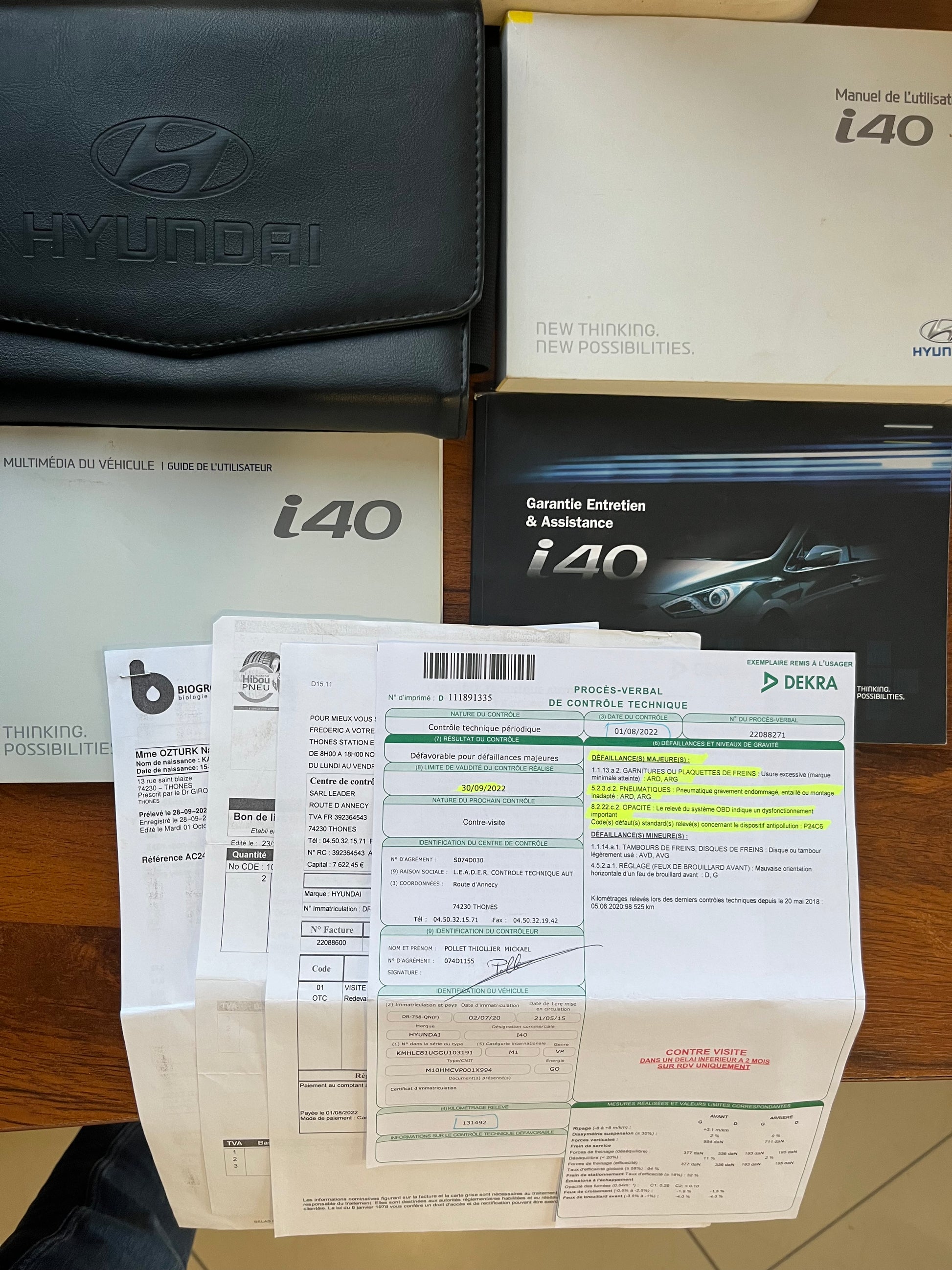 Hyundai i40 Kombi blue 1.7 CRDi DCT Premium